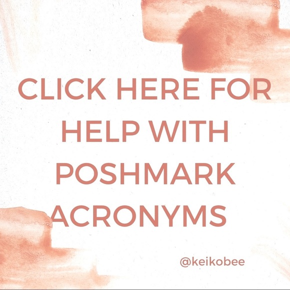 Poshmark Acronyms - Picture 1 of 2